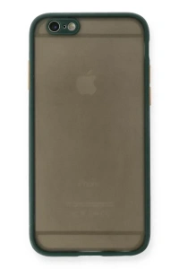 Apple iPhone 6 Kılıf Montreal Silikon Kapak - Yeşil