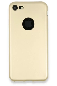Apple iPhone 7 Kılıf First Silikon - Gold