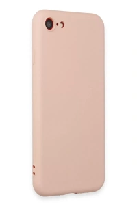 Apple iPhone 7 Kılıf First Silikon - Pudra