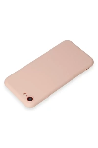 Apple iPhone 7 Kılıf First Silikon - Pudra