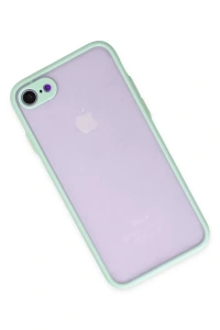Apple iPhone 7 Kılıf Montreal Silikon Kapak - Turkuaz
