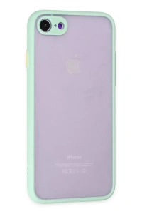 Apple iPhone 7 Kılıf Montreal Silikon Kapak - Turkuaz