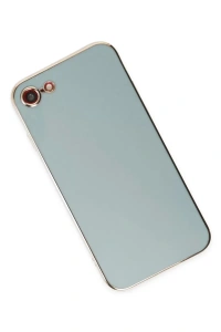 Apple iPhone 7 Kılıf Volet Silikon - Açık Yeşil