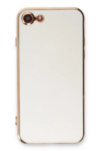 Apple iPhone 7 Kılıf Volet Silikon - Beyaz