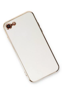 Apple iPhone 7 Kılıf Volet Silikon - Beyaz