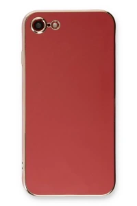 Apple iPhone 7 Kılıf Volet Silikon - Kırmızı
