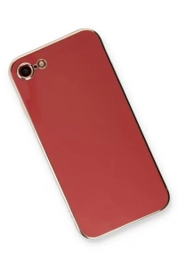Apple iPhone 7 Kılıf Volet Silikon - Kırmızı