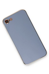 Apple iPhone 7 Kılıf Volet Silikon - Mavi