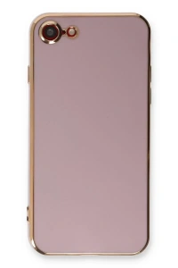 Apple iPhone 7 Kılıf Volet Silikon - Mor