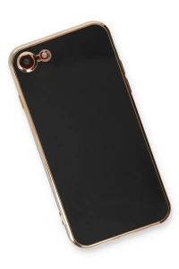 Apple iPhone 7 Kılıf Volet Silikon - Siyah