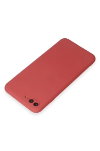Apple iPhone 7 Plus Kılıf First Silikon - Kiremit