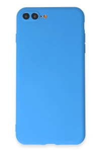 Apple iPhone 7 Plus Kılıf First Silikon - Mavi