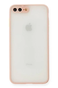 Apple iPhone 7 Plus Kılıf Montreal Silikon Kapak - Pembe