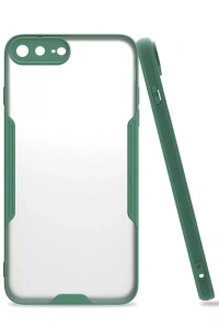 Apple iPhone 7 Plus Kılıf Platin Silikon - Yeşil