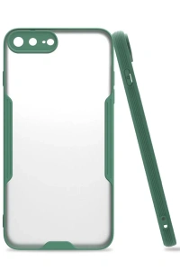 Apple iPhone 7 Plus Kılıf Platin Silikon - Yeşil