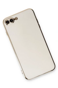 Apple iPhone 7 Plus Kılıf Volet Silikon - Beyaz