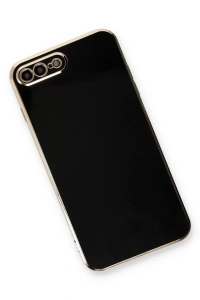 Apple iPhone 7 Plus Kılıf Volet Silikon - Siyah