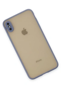 Apple iPhone X Kılıf Montreal Silikon Kapak - Gri
