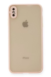 Apple iPhone X Kılıf Montreal Silikon Kapak - Pembe
