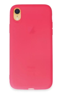 Apple iPhone XR Kılıf First Silikon - Pembe