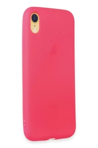 Apple iPhone XR Kılıf First Silikon - Pembe
