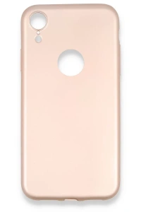 Apple iPhone XR Kılıf First Silikon - Rose Gold