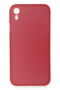 Apple iPhone XR Kılıf PP Ultra İnce Kapak - Kırmızı