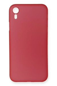 Apple iPhone XR Kılıf PP Ultra İnce Kapak - Kırmızı