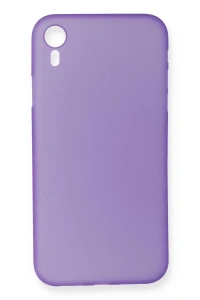 Apple iPhone XR Kılıf PP Ultra İnce Kapak - Mor