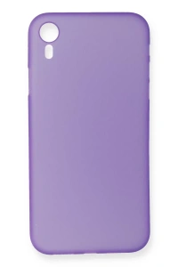 Apple iPhone XR Kılıf PP Ultra İnce Kapak - Mor