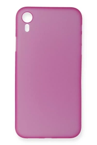 Apple iPhone XR Kılıf PP Ultra İnce Kapak - Pembe