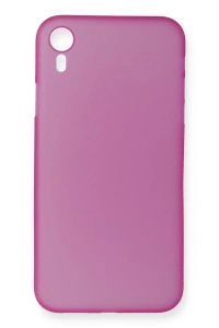Apple iPhone XR Kılıf PP Ultra İnce Kapak - Pembe