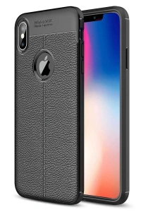 Apple iPhone XS Max Kılıf Auto Focus Kapak - Siyah