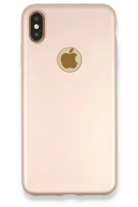 Apple iPhone XS Max Kılıf First Silikon - Rose Gold