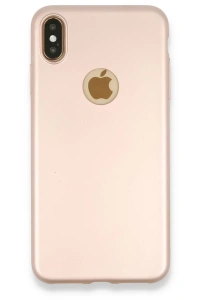 Apple iPhone XS Max Kılıf First Silikon - Rose Gold