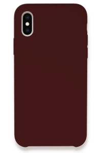 Apple iPhone XS Max Kılıf Lansman Legant Silikon - Bordo
