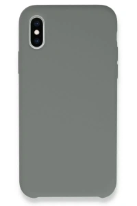 Apple iPhone XS Max Kılıf Lansman Legant Silikon - Gri