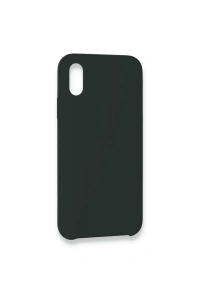 Apple iPhone XS Max Kılıf Lansman Legant Silikon - Koyu Yeşil