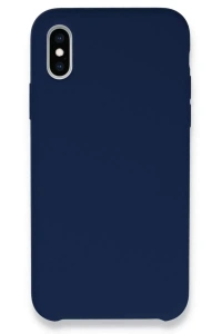 Apple iPhone XS Max Kılıf Lansman Legant Silikon - Lacivert