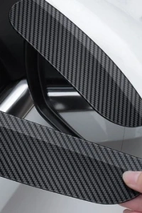 Araba Ayna Yağmur Koruyucu Siper Karbon Desenli