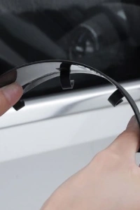 Araba Ayna Yağmur Koruyucu Siper Karbon Desenli