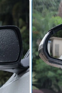 Araba Ayna Yağmur Koruyucu Siper Karbon Desenli