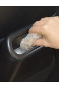 Araba Çöp Kutusu Kapaklı Organize Siyah Renk