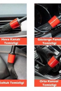 Araba Detaylı Temizlik Fırça Seti