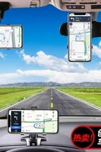 Araba Gösterge Üstüne Takılan 360 Oynar Başlıklı Telefon Tutucu