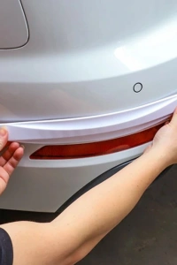 Araba Tampon Koruyucu Karbon Desenli Siyah