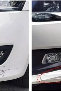 Araba Tampon Koruyucu Karbon Desenli Siyah