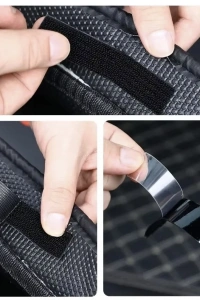Araç Ev Ofis Çok Amaçlı Kaydırmaz Çift Taraflı Cırt Velcro Bant 16’lı Set 23x70mm Siyah