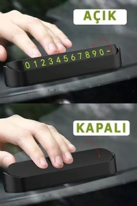 Araç Fosforlu Numaratör Aç-Kapa