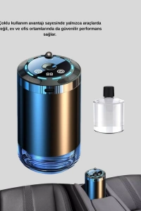 Araç İçi Difüzör Yıldız Projeksiyonlu ve Aromaterapi Özellikli